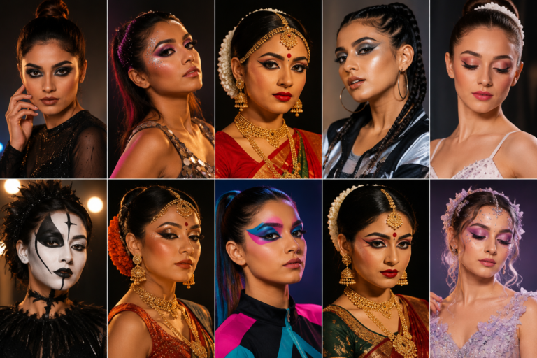 10 Cinematic Dance Makeup Looks for Stage Performances