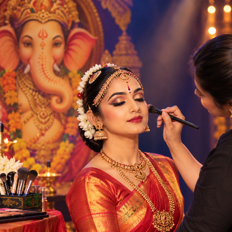 Best Ganesh Vandana Makeup Artist in Delhi for Stage Performances