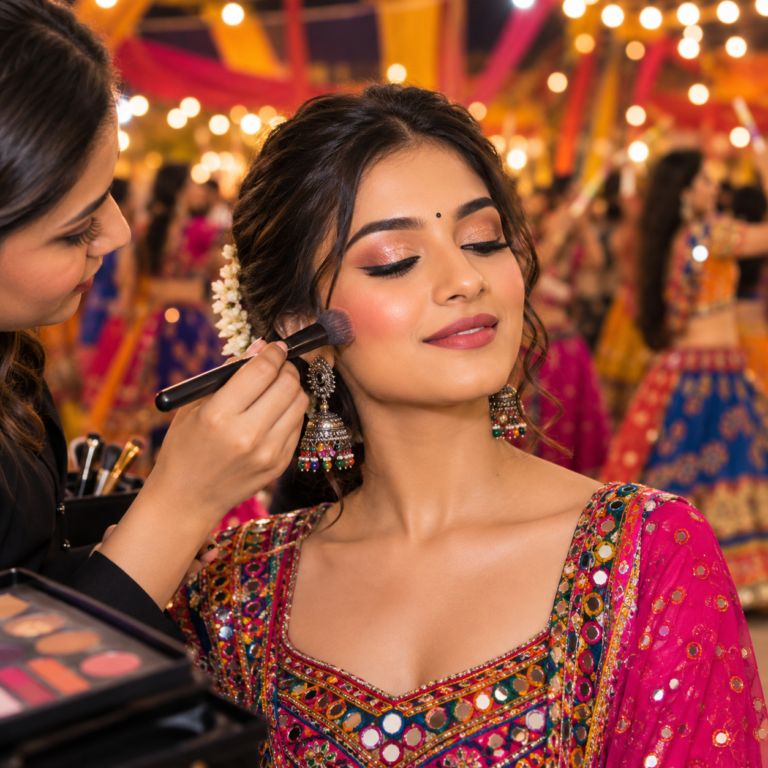 Garba Night Makeup Artist : Get the Perfect Festive Makeup Look